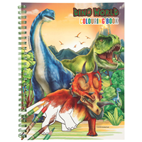 Dino World libro de colorear con lápices de colores