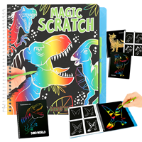 Dino World Magic-Scratch Book