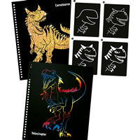 Dino World Magic-Scratch Book