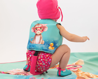 Chaleco Neopreno Kiokids 12-24 MESES FUCSIA JIRAFA 
