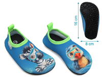Escarpines 26 Aquasocker Kiokids AZUL CEBRA 