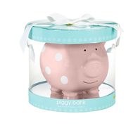 HUCHA CERAMICA CERDITO ROSA PEARHEAD