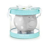 HUCHA CERAMICA CERDITO GRIS PEARHEAD