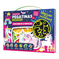 MALETIN 100 PEGATINAS LUMINISCENTES - FANTASIA