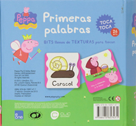 BITS TEXTURAS TOCA TOCA PRIMERAS PALABRAS PEPPA PIG